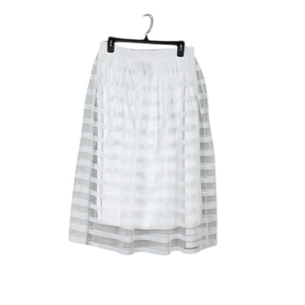 Womens Tulle Balletcore Skirt Size Large Sheer Coquette Fairy Soft Girl Flowy - Picture 3 of 8